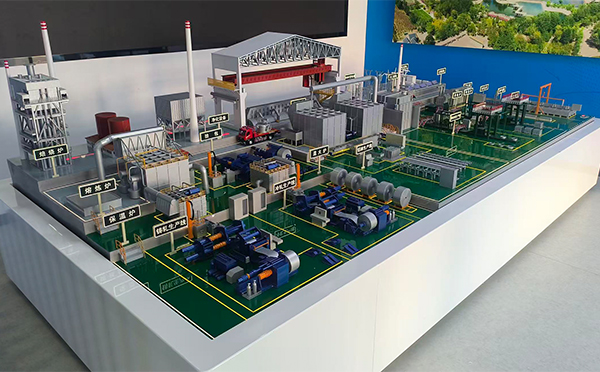 酒钢集团东铝厂-铝材生产线庆阳机械模型